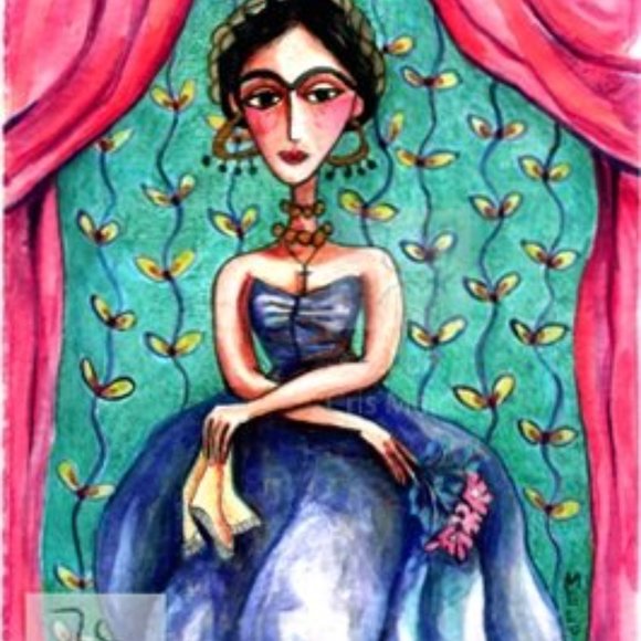 PRINT Frida Kahlo portrait - Picture 4 of 4